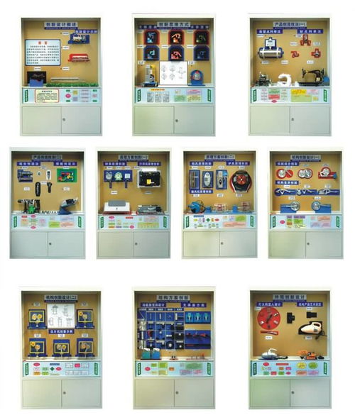 機械創(chuàng)新示教陳列柜的圖文設計制作